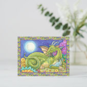 ドラゴンファミリー次世代お洒落ファンタジー ポストカード (スタンド正面)