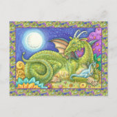 ドラゴンファミリー次世代お洒落ファンタジー ポストカード (正面)