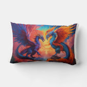 ドラゴンファンション装飾用クッション ランバークッション (裏面)