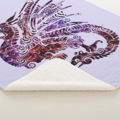 ドラゴンファンシー毛布 シェルパブランケット (3/4)