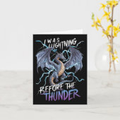 ドラゴンファンタジーアートデザイン カード (黄色い花)