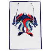 ドラゴンファンタジーアートドラゴン ミディアムペーパーバッグ (正面)