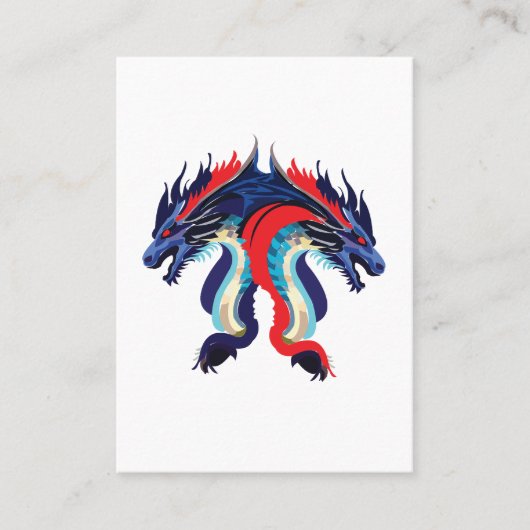 ドラゴンファンタジーアートドラゴン 名刺 (正面)