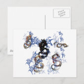 ドラゴンファンタジーアート ポストカード (正面/裏面)