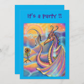 ドラゴンファンタジーバイルネL.ラヴォワ子供へ 招待状 (正面/裏面)