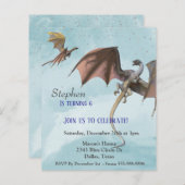 ドラゴンファンタジーヘビ誕生日パーティバジェット (正面/裏面)