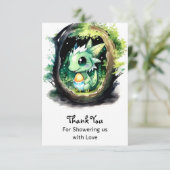 ドラゴンファンタジーベビーシャワー サンキューカード (スタンド正面)