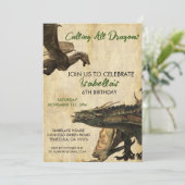ドラゴンファンタジーリアル誕生日パーティー 招待状 (スタンド正面)