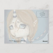 ドラゴンフェアリーのポストカード 青 ポストカード (裏面)