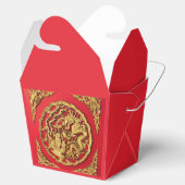 ドラゴンフェニックスレッド中国の金ゴールド結婚ズ フェイバーボックス (オープン)