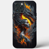 ドラゴンフォンケースiphone 13:神秘的エレガンスUSA Case-Mate iPhoneケース (裏面)