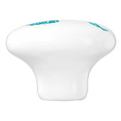 ドラゴンフライお洒落アクアインアートドアノブ セラミックノブ (側面)