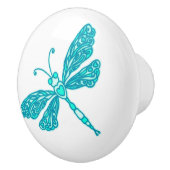 ドラゴンフライお洒落アクアインアートドアノブ セラミックノブ (右)