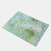 ドラゴンフライお洒落ウェルカムドアマット ドアマット (アングル)