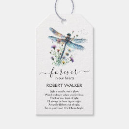 ドラゴンフライお祝いオブライフメッセージカード ギフトタグ