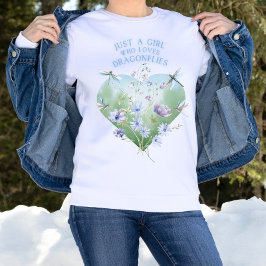 ドラゴンフライが大好きな女の子 スウェットシャツ