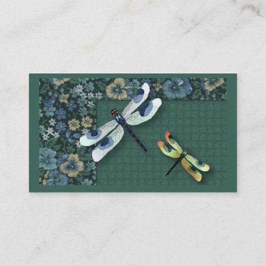 ドラゴンフライとカリコの名刺 名刺 (裏面)