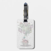 ドラゴンフライとティーカップのドド ラゲッジタグ (裏面縦)