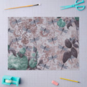 ドラゴンフライとパープルフローラ新聞社 薄葉紙 (クラフト)