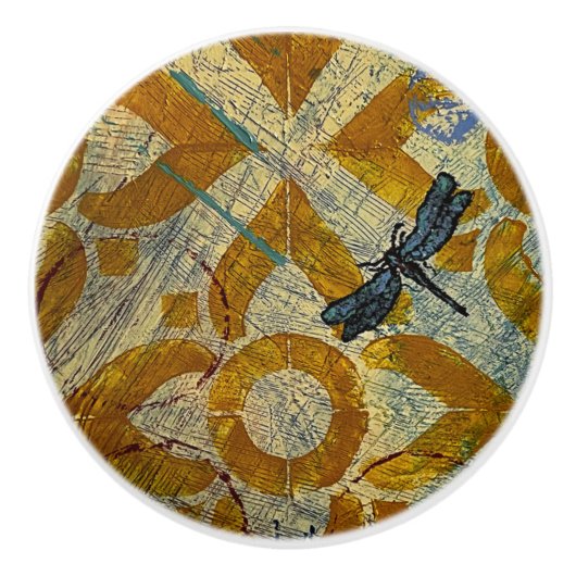 ドラゴンフライのノブを引く セラミックノブ (正面)