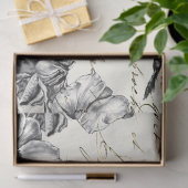 ドラゴンフライのワイルドフラワーフランスのスクリプトのデカップクラウン 薄葉紙 (ギフト)