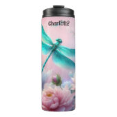 ドラゴンフライの夢:フローラ、Ethereal、Pastel タンブラー (正面)