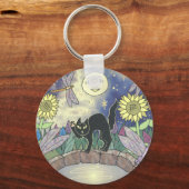 ドラゴンフライの庭の真夜中 キーホルダー (正面)