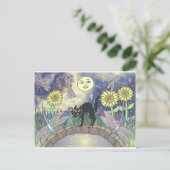 ドラゴンフライの庭の真夜中 ポストカード (スタンド正面)