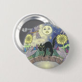 ドラゴンフライの庭の真夜中 缶バッジ (正面&裏面)