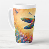 ドラゴンフライの旅 カフェラテマグ (左アングル)