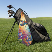 ドラゴンフライの旅 ゴルフタオル (グリーン)