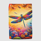 ドラゴンフライの旅 ゴルフタオル (正面)