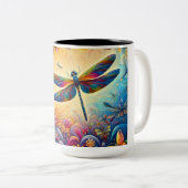 ドラゴンフライの旅 ツートーンマグカップ (正面右)