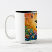 ドラゴンフライの旅 ツートーンマグカップ (左)