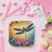 ドラゴンフライの旅 ペーパープレート (パーティー)