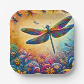 ドラゴンフライの旅 ペーパープレート (正面)