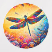 ドラゴンフライの旅 ラベル (デザイン2)