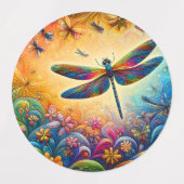 ドラゴンフライの旅 ラベル (デザイン1)