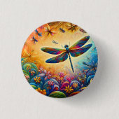 ドラゴンフライの旅 缶バッジ (正面)