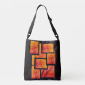 ドラゴンフライの水彩画 クロスボディバッグ (裏面)