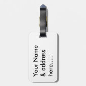 ドラゴンフライの泡 ラゲッジタグ (裏面縦)