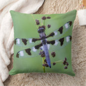 ドラゴンフライは草の上に置かれた,カナダ クッション (ブランケット)