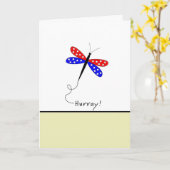 ドラゴンフライを使った愛国的最後のチェモ カード (黄色い花)