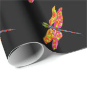 ドラゴンフライアートイラストレーション ラッピングペーパー (ロールコーナー)