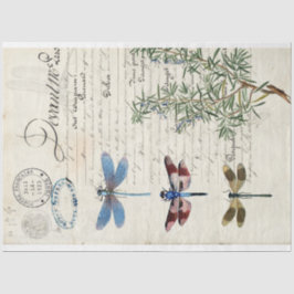 ドラゴンフライエフェメラ家具デクページ紙 薄葉紙