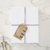 ドラゴンフライエフエメラアートジャーナルラベル ギフトタグ (より糸付き)