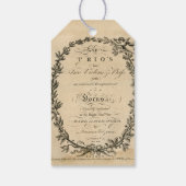 ドラゴンフライエフエメラアートジャーナルラベル ギフトタグ (裏面)