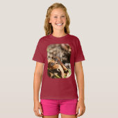 ドラゴンフライオンリーフキッズ自然 Tシャツ (正面フル)