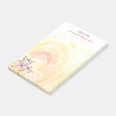 ドラゴンフライオーバーパステルカラーカスタム抽象芸術 ポストイット (アングル)