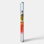 ドラゴンフライカラフルウオーターカラーフォンケース Case-Mate iPhoneケース (裏面 / 左)